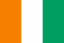 Wybrzeże Kości Słoniowej - flaga